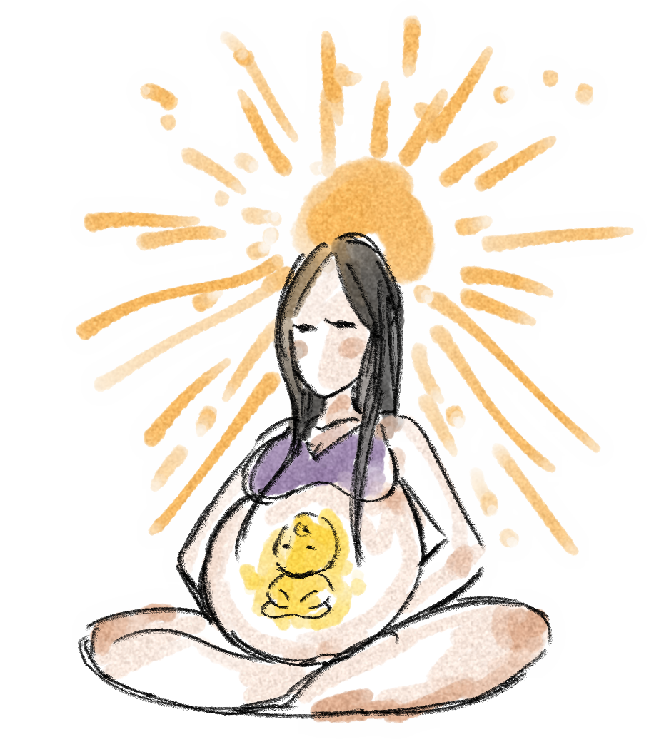 ママの笑顔は太陽です